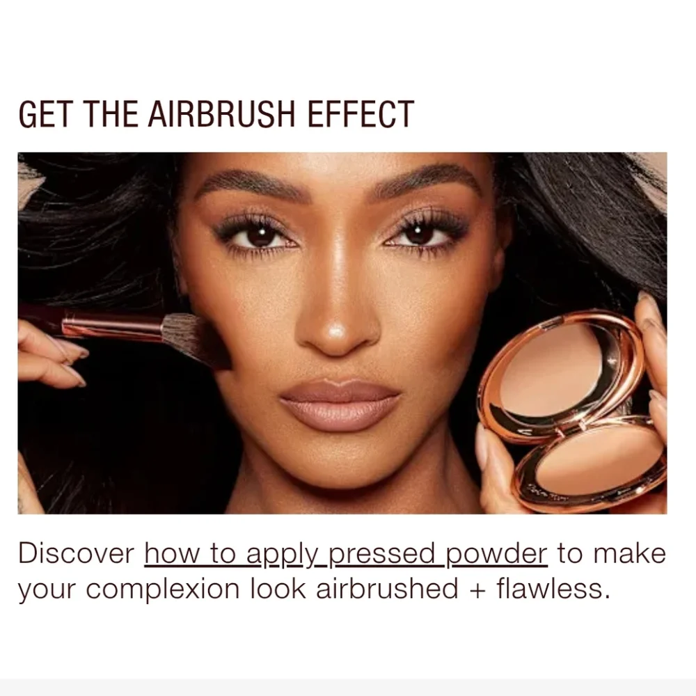 Charlotte Tilbury Airbrush Flawless Finish Powder - 4 Deep/Force 0.28 oz